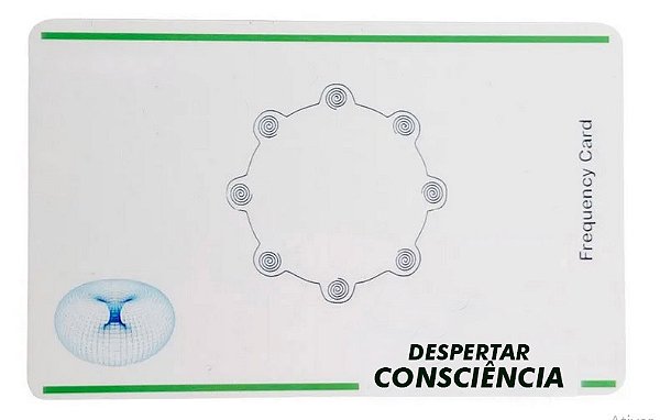 Cartão de Frequências Hertz - DESPERTAR CONSCIÊNCIA