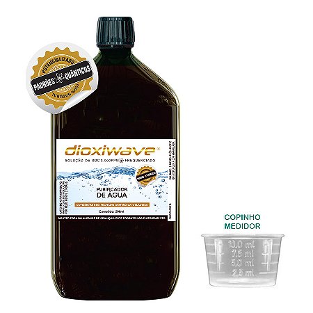 DioxiWave Solução CDS 3.000PPM com Padrão Quântico 500ml