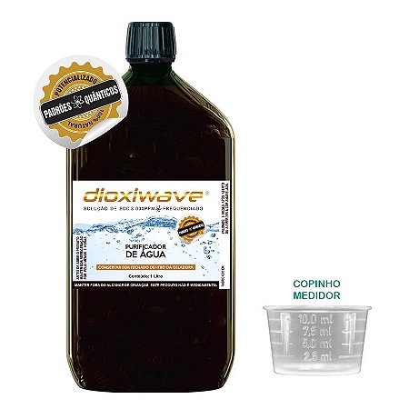 DioxiWave Solução CDS 3.000PPM com Padrão Quântico 1 litro