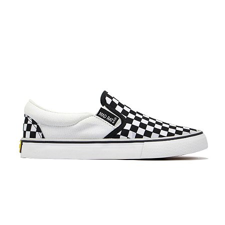 Tênis Slip On Mad Rats - Quadriculado