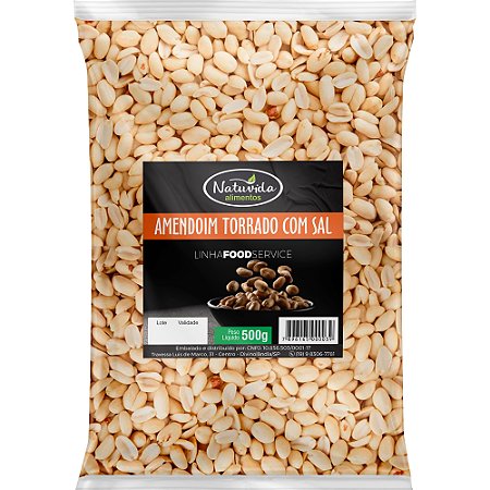 Amendoim Torrado com Sal 500g