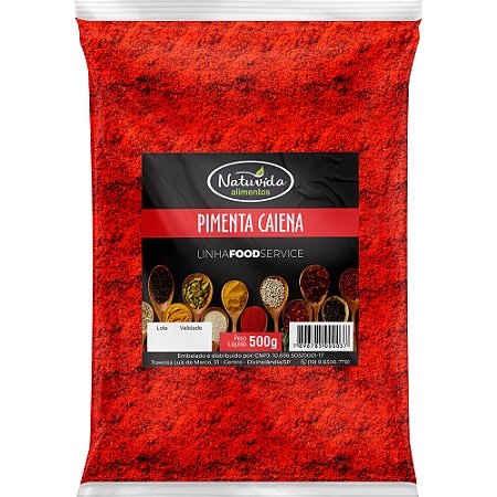 Pimenta Caiena em Pó 500g