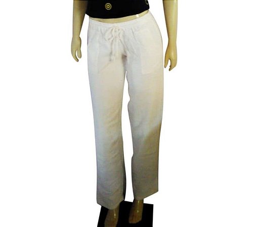 calça feminina algodão cru