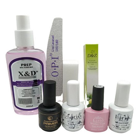 Kit Esmaltação Em Gel Completo