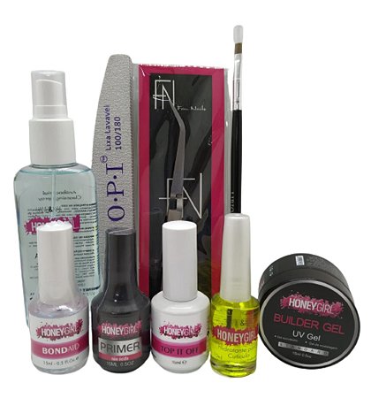 Kit Banho De Gel Completo Honey Girl
