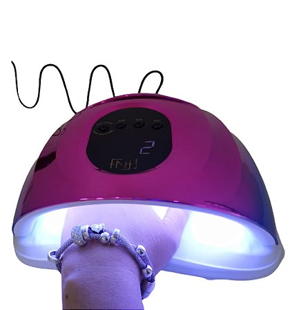 Cabine Sun Rosa Metálica 168w Uv/led Bivolt