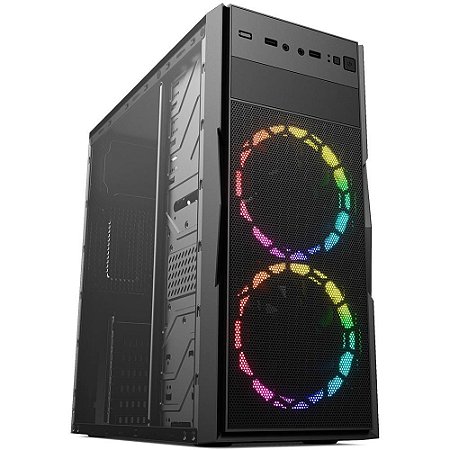 KIT FANS  GABINETE VELA M4 RGB PRETO