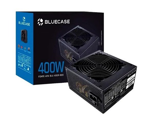 FONTE 400W 80 PLUS BLUECASE