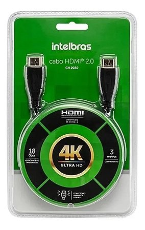 CABO HDMI 2,0 INTELBRAS CH 2030 3M