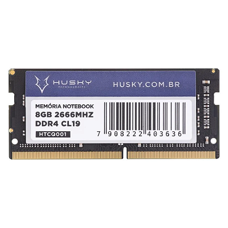 MEMORIA NOTEBOOK DDR4 8 GB 2666 HUSKY