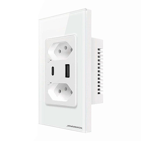 TOMADA SMART ENTRADA USB-USB C 16A NOVADIGITAL