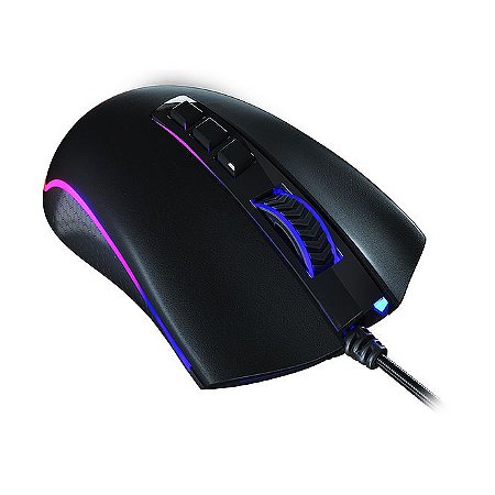 MOUSE GAMER KING COBRA PRETO RGB REDRAGON