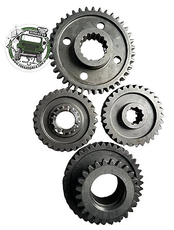 Conjunto de Engrenagem reduzida Jeep JAVALI
