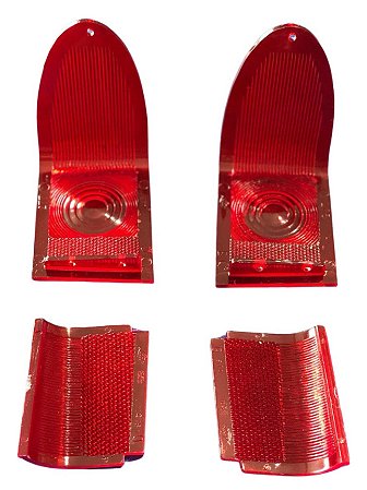 Jogo De Lentes Lanterna Traseira Rural E F-75