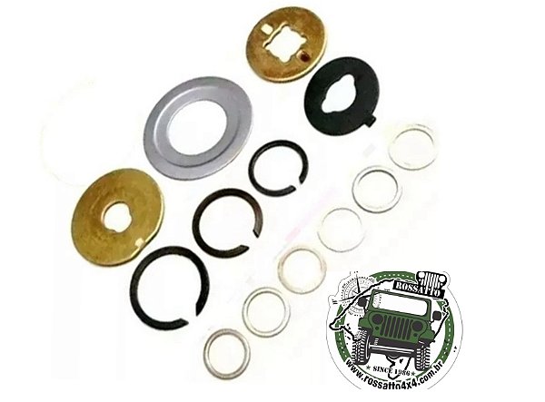 Kit Arruelas Cambio Sob Medida Willys F100 4 Marc