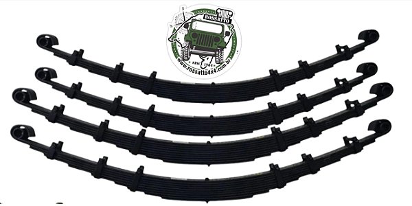 Kit de 4 Feixe de molas Jeep Willys