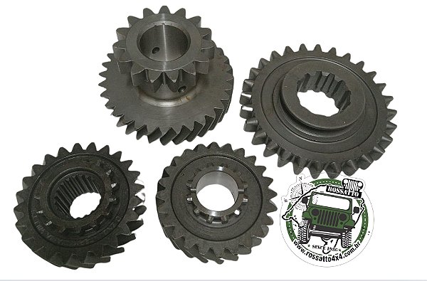 KIT DE ENGRENAGEM REFORÇADA REDUZIDA WILLYS