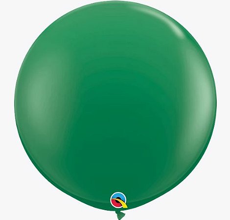 BALÃO DE LÁTEX 3 PÉS - SÓLIDO VERDE ESCURO PACOTE COM 2 UNIDADES