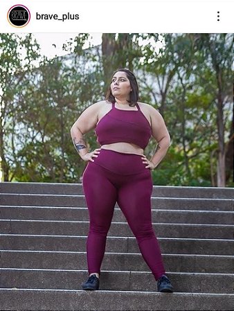 Top de ginastica plus size Clearance