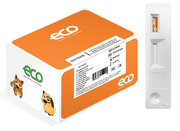 Teste Erlichia Para Cães Ab ECO Vet Com 5 Unidades