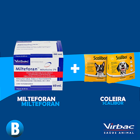 Milteforan 60 ml - Leishmaniose + Coleira Scalibor