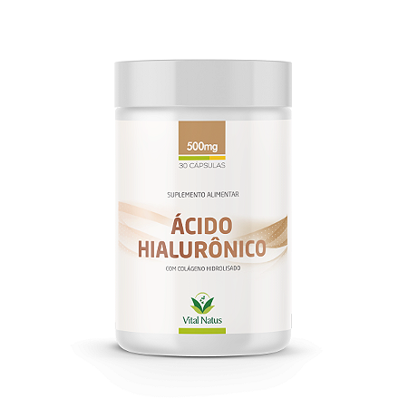 ÁCIDO HIALURÔNICO - VITAL NATUS (30 CÁPSULAS)