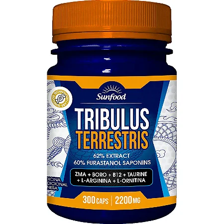 Tribulus Terrestris 2200mg - 300 Cápsulas | Sunfood