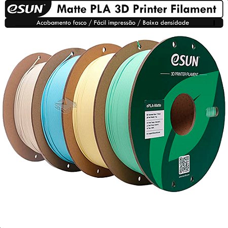 Filamento 3D eSun ePLA-Matte