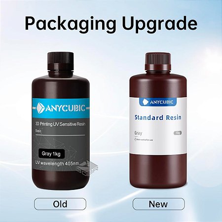 Resina 3D UV Anycubic Standard Resin 1Kg