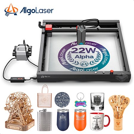 CNC Gravadora e Corte a Laser Algolaser Alpha - 22W