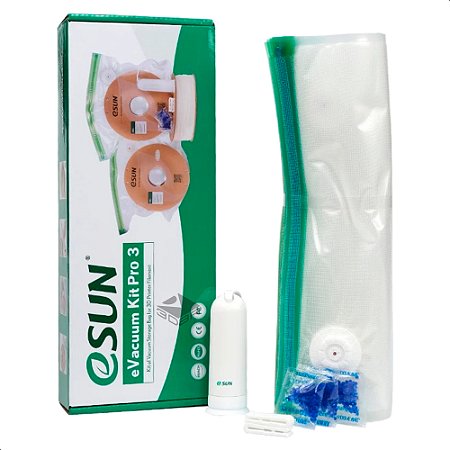 eSun eVacuum PRO 3 Sacos de Armazenamento de Filamento 3D à Vácuo