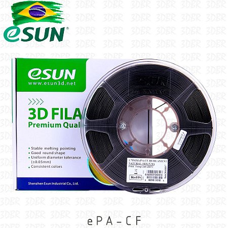 Filamento 3D eSun ePA-CF - Nylon & Fibra de Carbono