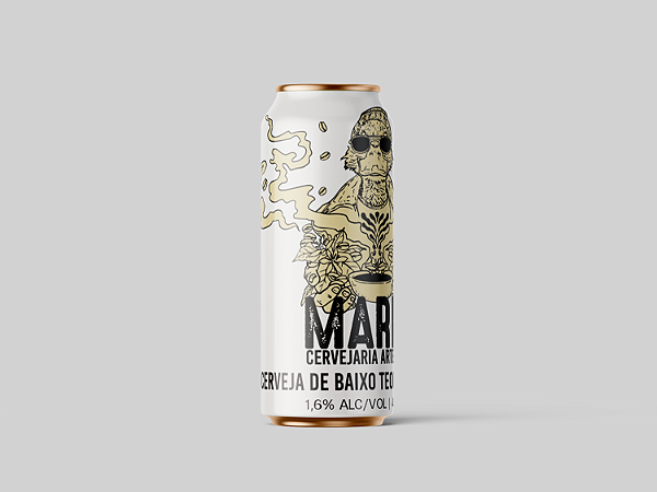 CERVEJA QUASE SEM ALCOOL AMBER HOP LAGER - LATA 473ml