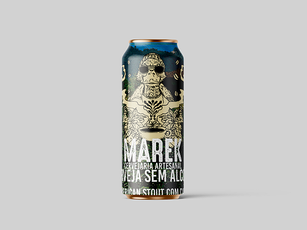 CERVEJA SEM ALCOOL COFFEE LABS SERIES AMERICAN STOUT - LATA 473ml