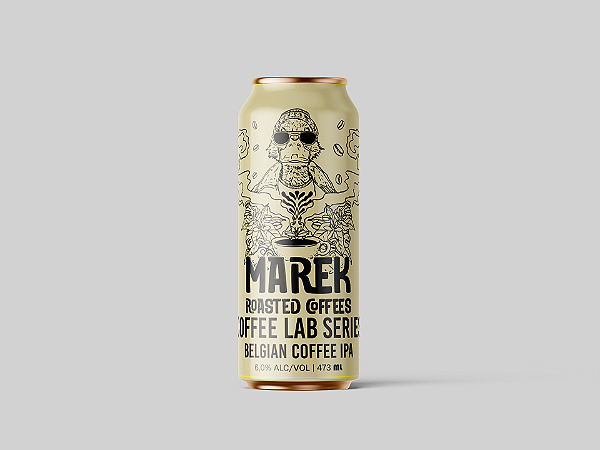 CERVEJA COFFEE LAB SERIES - BELGIAN COFFEE IPA - LATA 473ml