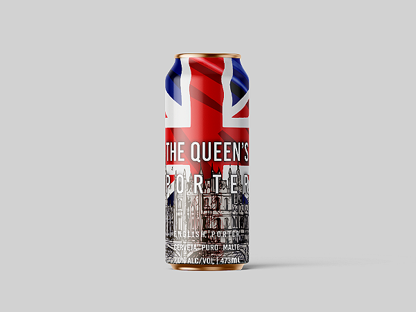 CERVEJA QUEENS PORTER - LATA 473ml