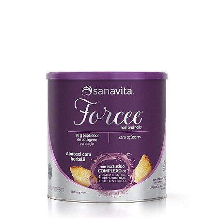 Forcee® Hair & Nails Abacaxi com Hortelã Sanavita 330g