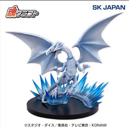 Yu-Gi-Oh! Duel Monstros Blue-eyed White Dragon Blue Eyes Tamashii Craft Figure