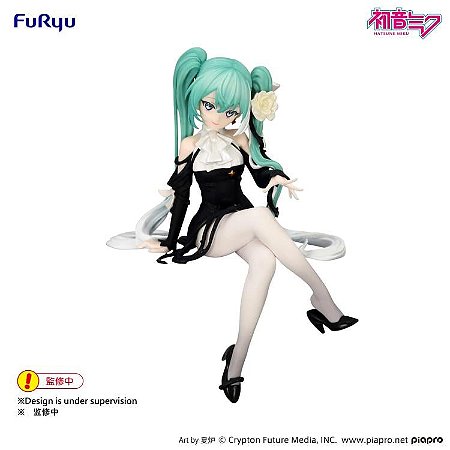 48 - Vocaloid Hatsune Miku (Flower Fairy White Rose Ver.) Noodle Stopper Figure