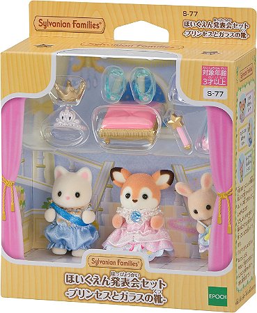 Sylvanian Families Epoch Sylvanian Families Epoch Recital Set, Princess and Glass Shoes, S-77