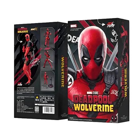 ZD Toys Deadpool and Wolverine 1/10''