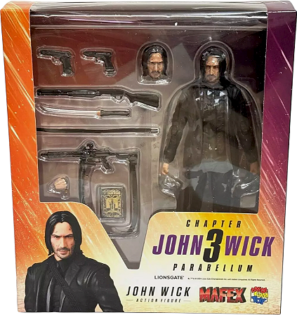 MAFEX No.233 MAFEX JOHN WICK CHAPTER 3 Black Keanu Reeves