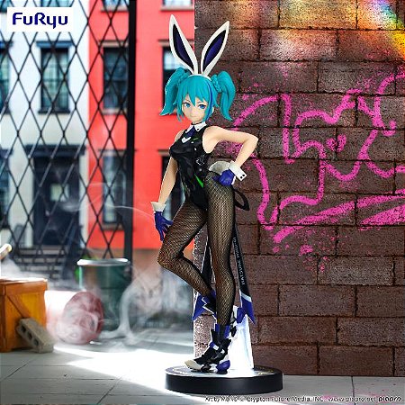 Vocaloid BiCute Bunnies Hatsune Miku (Street Violet Color Ver.) Figure