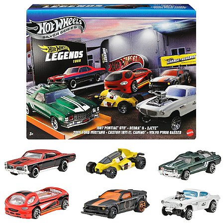 Hot Wheels Legends Multipack x6 Toy Mini Car JBY78 Mattel toy box