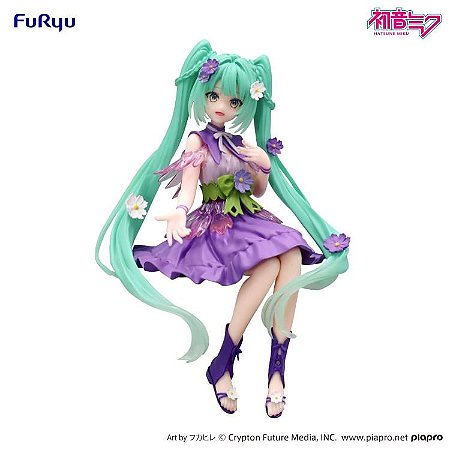 50 - Vocaloid Hatsune Miku (Flower Fairy Cosmos Purple Color Ver.) Noodle Stopper Figure