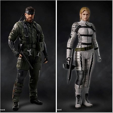 Set METAL GEAR SOLID Δ: SNAKE EATER com 2 figures