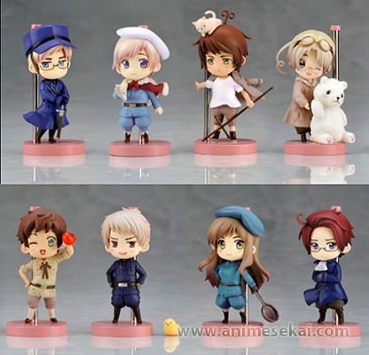 Coleção Completa - One Coin Grande Figure Hetalia -  Axis Powers Renewal