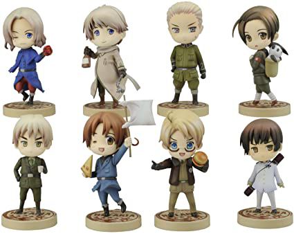 Coleção Completa - es Series One Coin Grande Figure Hetalia Axis Powers