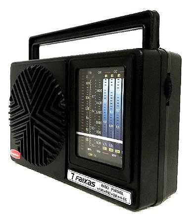 RADIO PORTATIL 7 FXS P/LUZ  FM1/FM2/+4OC COMPANHEIRO CRP-71