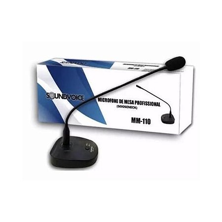 MIDROFONE DE MESA GOOSENEK SOUNDVOICE MM110 MESA PLENARIO